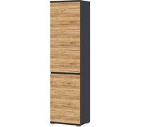 GERMANIA DIE MÖBELMACHER Guardarropa, Engineered Wood, Replica Antracita,Roble Navarro, 54 x 200 x 40 cm