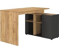 Germania Escritorio 2230-549 GW-Adrano, Grafito/Roble Navarra-NB., con aparador Integrado, 120 x 74 x 90 cm (AnxAlxPr)