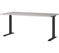 Germania Escritorio 7911-630, en Cachemira/Negro, con Altura Ajustable, 160 x 91 x 80 cm (Ancho x Alto x Profundidad)