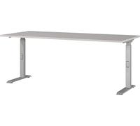 Germania Escritorio 7912-643, de Cachemira/Plata, con Altura Ajustable, 180 x 91 x 80 cm (Ancho x Alto x Profundidad)