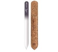 GERMANIKURE Lima de Cristal Checo en Estuche de Terciopelo Vegano - I'M TOO PRETTY TO TRABAJO - Productos Profesionales de Manicura y Pedicura para un suave y fácil modelado de uñas naturales