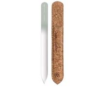 GERMANIKURE Lima de Cristal Checo en Estuche de Terciopelo Vegano - Just BREATHE - Productos Profesionales de Manicura y Pedicura para un suave y fácil modelado de uñas naturales