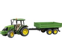 GermanTraktor John Deere 5115M con remolque basculante