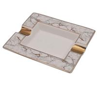 GERMANUS - Cenicero para Puros (Porcelana), diseño de mármol