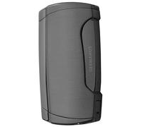 GERMANUS Jet Flame - Cigarro Mechero Encendedor con 2 llamas, Plata Oscuro