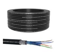 Germany B.e.s.t 50M CAT 8 Erdkabel, cable de red de exterior, cable de red de cobre LAN, cable Ethernet S/FTP de 40 Gbps Cat 8, cable de datos de cobre puro PoE++, cable de datos LSZH Simplex
