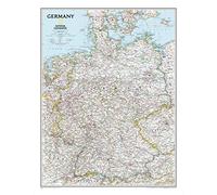 Germany Classic Map [Tubed]: Reference Maps (National Geographic Reference Map)