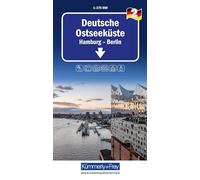 Germany East Sea Coast / Hamburg, Berlin (2): Mit Hamburg und Berlin. Inkl. Ortsverzeichnis und Reiseinformationen. Matt laminiert (Regional maps - Germany)