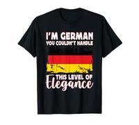 Germany Flag Proud Elegant German Boyfriend Girlfriend Camiseta