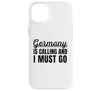 Germany is Calling and I Must go Traveler German Holiday Carcasa para iPhone 14 Plus