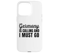 Germany is Calling and I Must go Traveler German Holiday Carcasa para iPhone 15 Pro MAX
