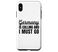 Germany is Calling and I Must go Traveler German Holiday Carcasa para iPhone XS MAX