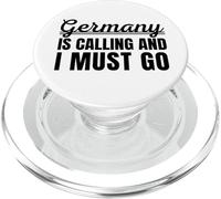 Germany is Calling and I Must go Traveler German Holiday PopSockets PopGrip para MagSafe
