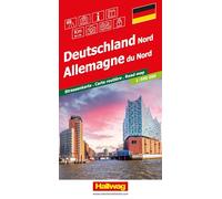 Germany North: Inkl. Transitpläne, Ortsverzeichnis und Reiseinformationen (Road maps)