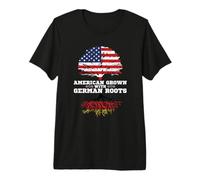 Germany Roots American Grown German Roots Deutschland Camiseta Premium