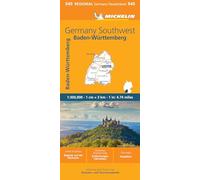 Germany Southwest 1:300.000: Strassen- und Tourismuskarte 1:300.000: 545 (Mapas Regional)