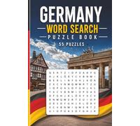Germany Word Search Puzzle: 55 Puzzles Word Search about Germany and More | 6x9 inches, 110 pages | Gift for Germany, Countries & Traveling Lover