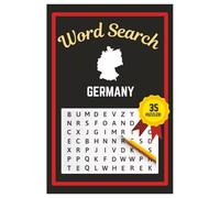 Germany Word Search Puzzle Book: Easy to read print | 6x9 inches | 35 Puzzles, 315 Words, 53 Pages | Gift for Country & Geography Lovers, Vacations, Road Trips, Holidays, & Free Time