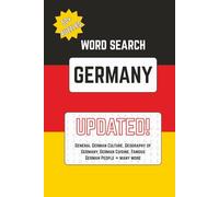 Germany Word Search Puzzle Book: Word Searches with Easy to Read Print about German Culture, Geography of Germany, Famous German People and More | 6x9 ... Puzzles … Fun for Vacations, Home and Family