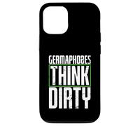 germaphobes think dirty Diseño para un estudiante de alemán Carcasa para iPhone 12/12 Pro