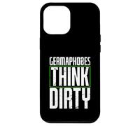 germaphobes think dirty Diseño para un estudiante de alemán Carcasa para iPhone 12 Pro Max