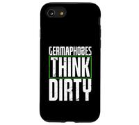 germaphobes think dirty Diseño para un estudiante de alemán Carcasa para iPhone SE (2020) / 7 / 8