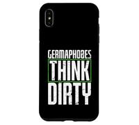 germaphobes think dirty Diseño para un estudiante de alemán Carcasa para iPhone XS Max