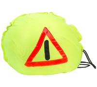 GERMAS 666.05 - Funda de advertencia para casco de moto, color amarillo fluorescente