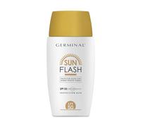 GERMINAL - SUN FLASH SPF50 | Protector Solar Facial con Doble Efecto Flash | Crema Solar Facial Hidratante y Reafirmante | 50ml