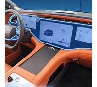 GERMNBHO Decoración de Interiores Película Interior del Coche Panel de Engranajes navegación Cubierta la Consola Central película Protectora TPU antiarañazos, para Chery Exeed VX 2025