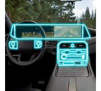 GERMNBHO Decoración de Interiores Película Interior del Coche Panel de Engranajes navegación Cubierta la Consola Central película Protectora TPU antiarañazos, para Nissan Patrol Overseas versión 2025