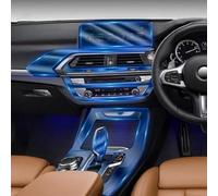 GERMNBHO Decoración de Interiores Película Interior del Coche Panel de Engranajes navegación Cubierta la Consola Central película Protectora TPU antiarañazos, para BMW F25 F26 X3 X4 2011-2027