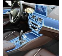 GERMNBHO Decoración de Interiores Película Interior del Coche Panel de Engranajes navegación Cubierta la Consola Central película Protectora TPU antiarañazos, para BMW G32 Sreies 6GT 2017-2022