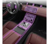 GERMNBHO Decoración de Interiores Película Interior del Coche Panel de Engranajes navegación Cubierta la Consola Central Protectora TPU antirrayas, para Land Range Rover Evoque 2019-2023