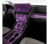 GERMNBHO Decoración de Interiores Película Interior del Coche Panel de Engranajes navegación Cubierta la Consola Central Protectora TPU antirrayas, para Lexus LM 350 h 2020-2023-Estilo A
