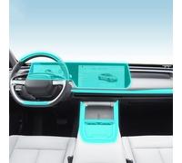 GERMNBHO Decoración de Interiores Película Interior del Coche Tablero de Instrumentos Consola Central Protectora TPU Transparente Resistente a los arañazos, para Xpeng P7 2020-2023