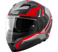 Germot GM 350 Dekor Casco, negro-gris-rojo, tamaño XL para Hombres
