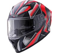 Germot GM 711 Dekor, casco integral L male Mate Negro/Rojo