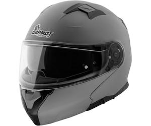 Germot GM 970 Casco modular gris mate ECE 22.06 con parasol y homologación P/J, L 59/60