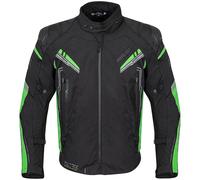 Germot Matriz Motocicleta Chaqueta Tex (Negro / Verde) Talla: S SPORT Rutas