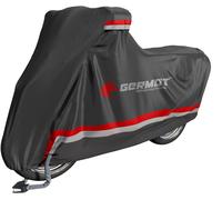 Germot Premium Cubierta de motocicleta, negro, Talla M