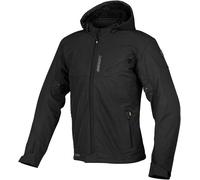 Germot Snake impermeable Chaqueta Softshell de motocicleta, negro, tamaño L para Hombres