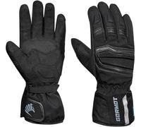 Germot Vista Guantes de la motocicleta, negro, tamaño M L para Hombres