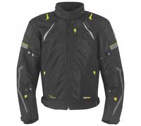 Germot X-Air Evo Pro Las señoras de la motocicleta Chaqueta Textíl, negro-amarillo, tamaño 36 para Mujer