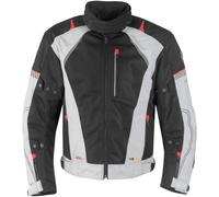 Germot X-Air Evo Pro Las señoras de la motocicleta Chaqueta Textíl, negro-gris, tamaño 44 para Mujer