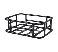 gernie Cesta Trasera para Bicicletas, Metal Impermeable de Gran Capacidad Trasera de Carga de Bicicletas Rack Universal Multiusos E Bike Rack Cesta con Accesorios de instalación