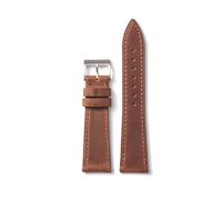 GeRnie Quick Release Crazy Horse Leather Watchband 18mm 19mm 20mm 21mm 22mm Watch Strap Super Soft Retro Leather Bracelets Wristband (Color : Dark Brown, Size : 19mm)