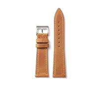 GeRnie Quick Release Crazy Horse Leather Watchband 18mm 19mm 20mm 21mm 22mm Watch Strap Super Soft Retro Leather Bracelets Wristband (Color : Light Brown, Size : 19mm)