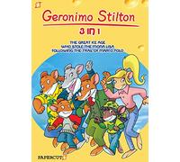 Geronimo Stilton 3-in-1 #2: Following The Trail of Marco Polo, The Great Ice Age, and Who Stole the Mona Lisa (Geronimo Stilton Graphic Novels)