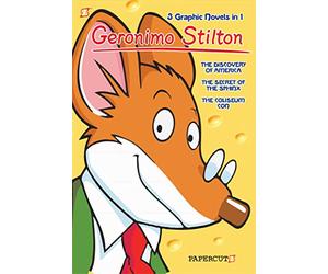 Geronimo, Stilton - Geronimo Stilton 3-in-1 volume 1: The Discovery of America, The Secret of the Sphinx, and The Coliseum Con (Geronimo Stilton,Geronimo Stilton)
